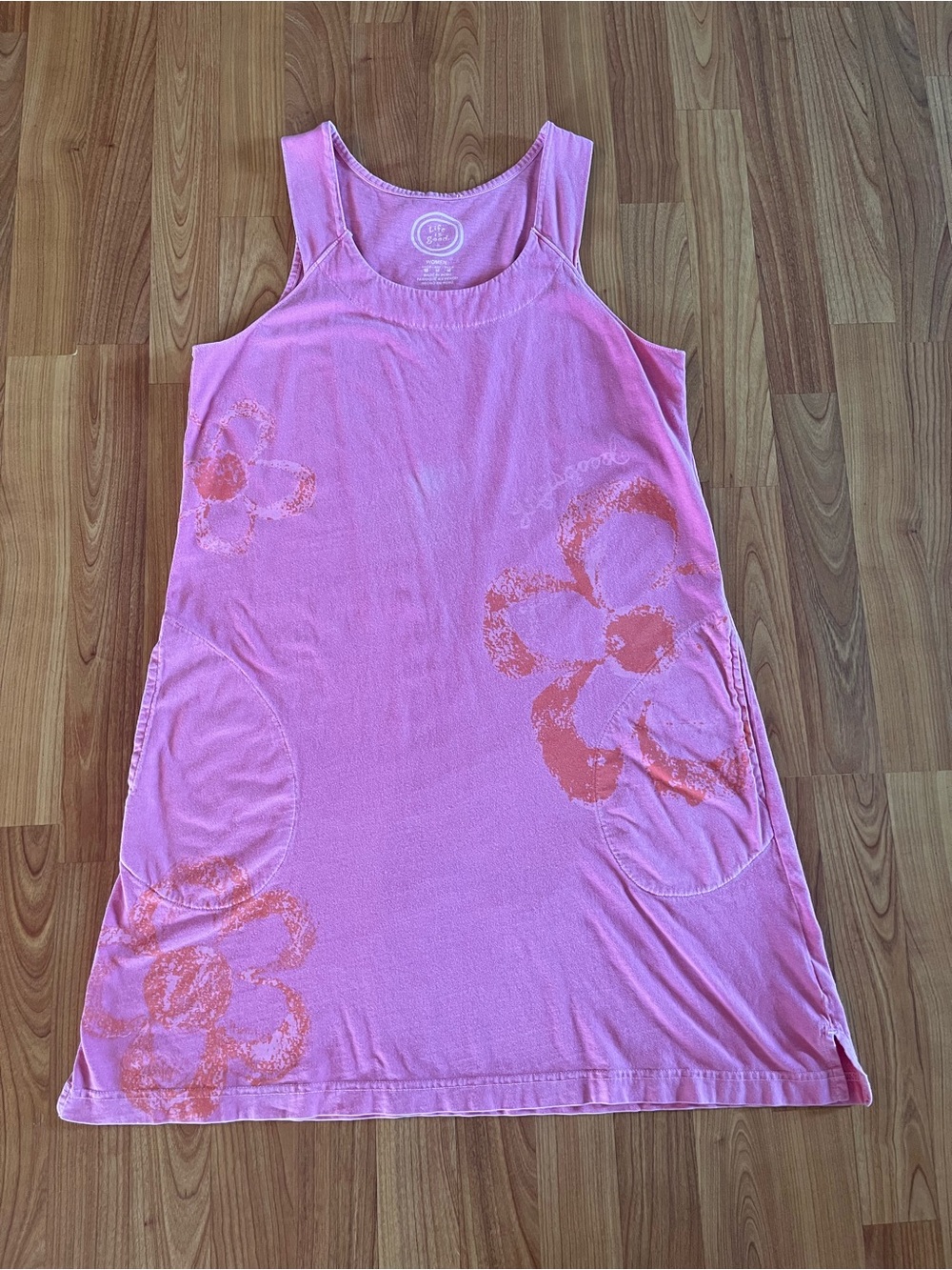 Life is Good Women’s Pink Floral Tank Dress